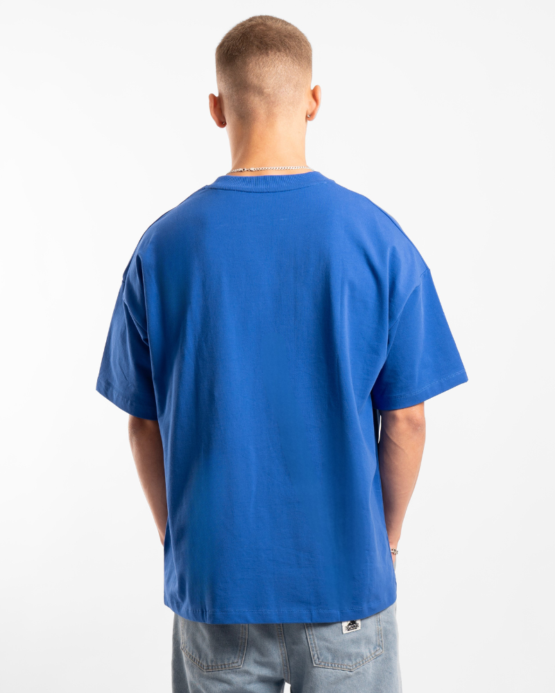 Luxe Oversized Tee - Royal Blue