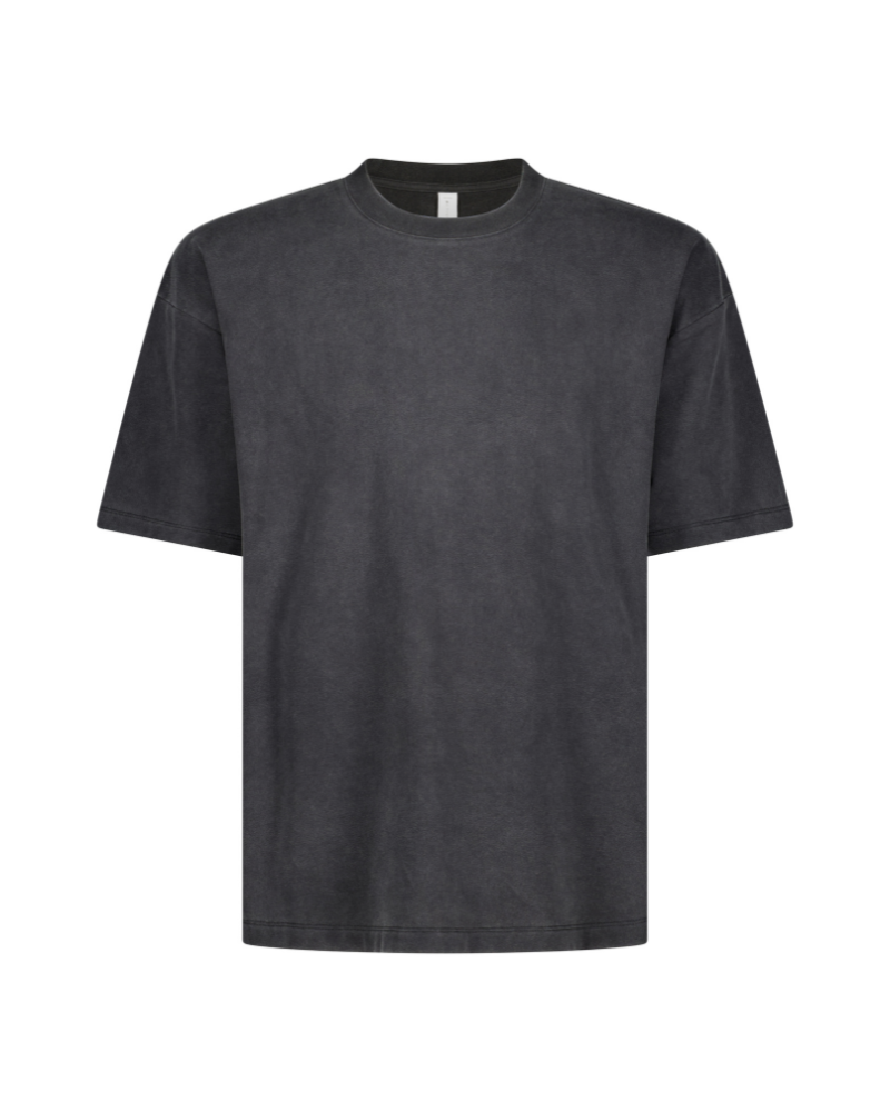 Luxe Oversized Tee - Washed Black