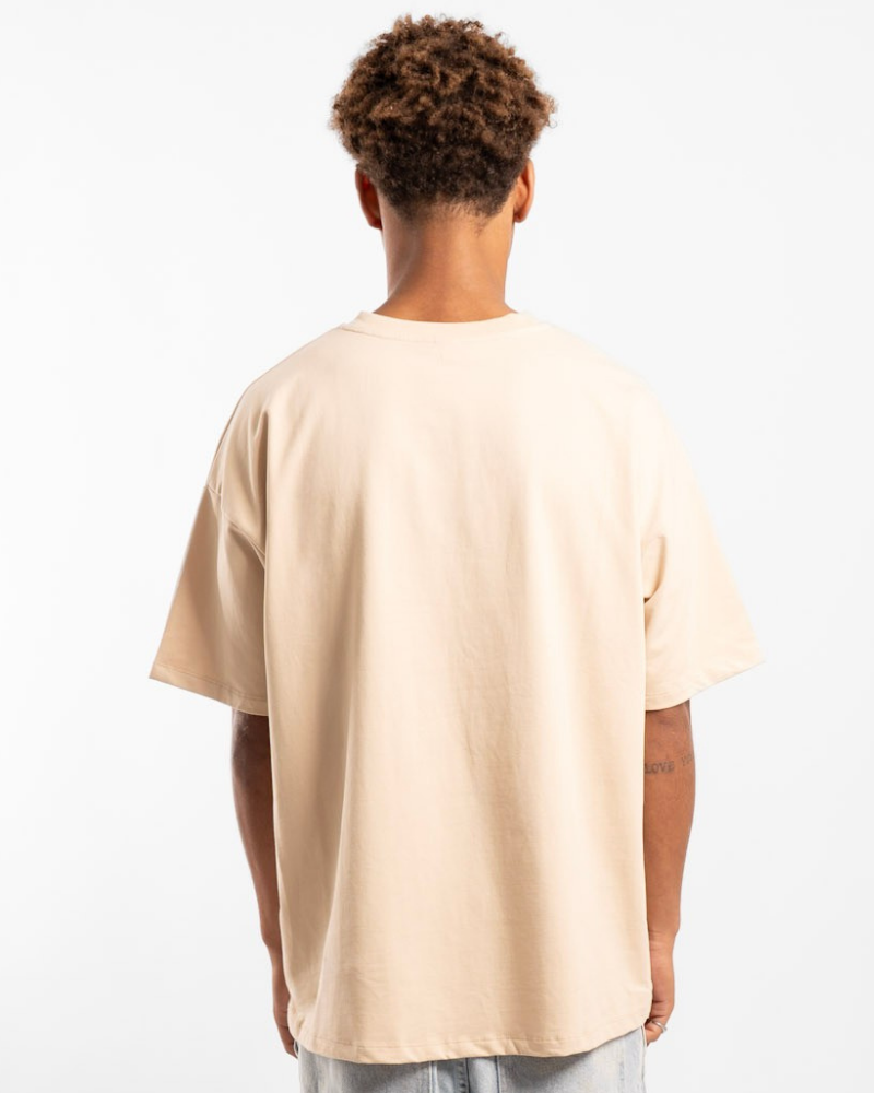 Luxe Oversized Tee - Sand