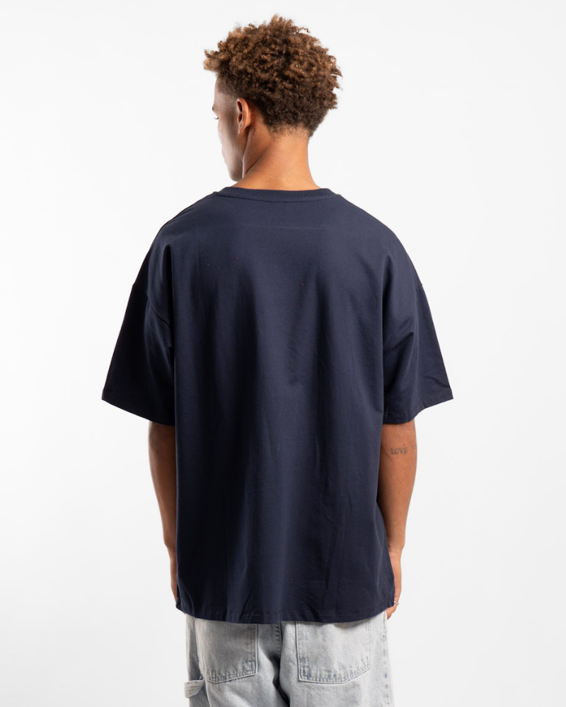 Luxe Oversized Tee - Navy