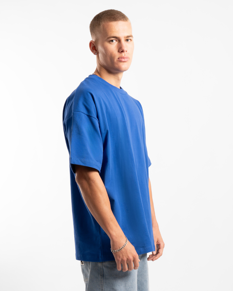 Luxe Oversized Tee - Royal Blue