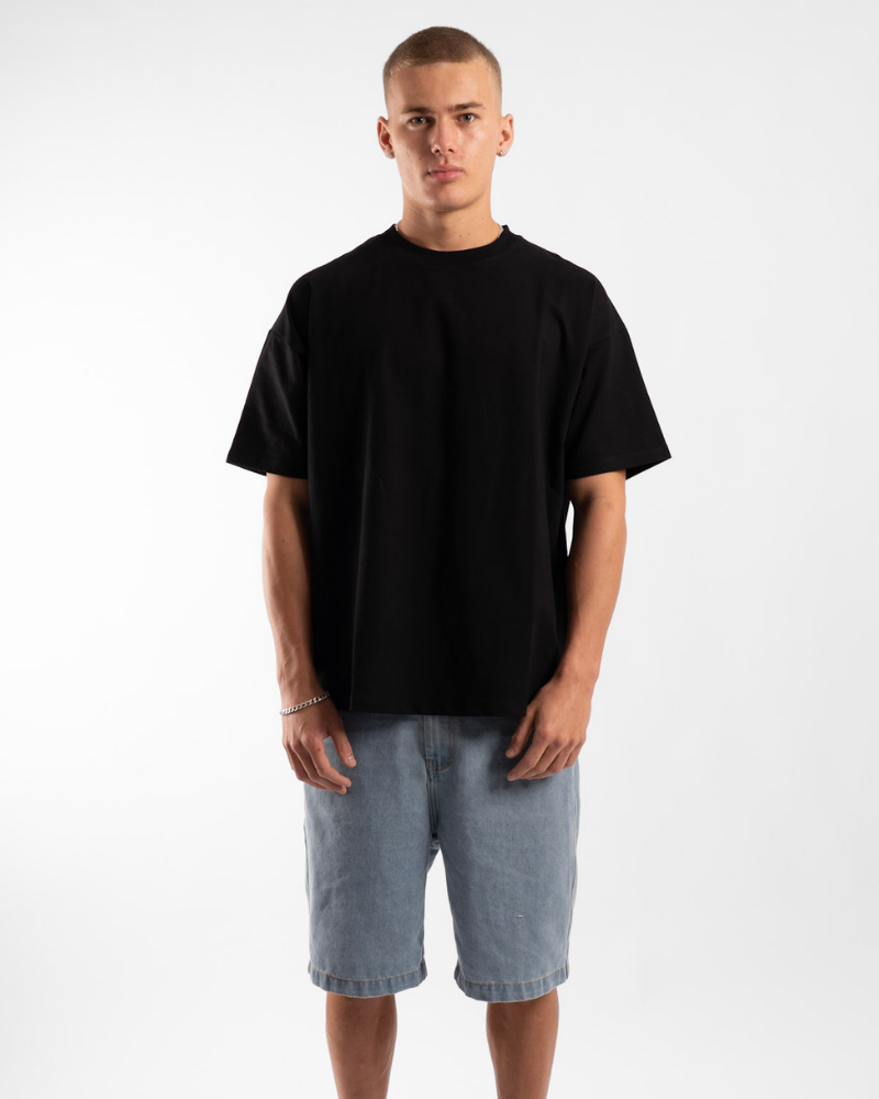 Luxe Oversized Tee - Onyx