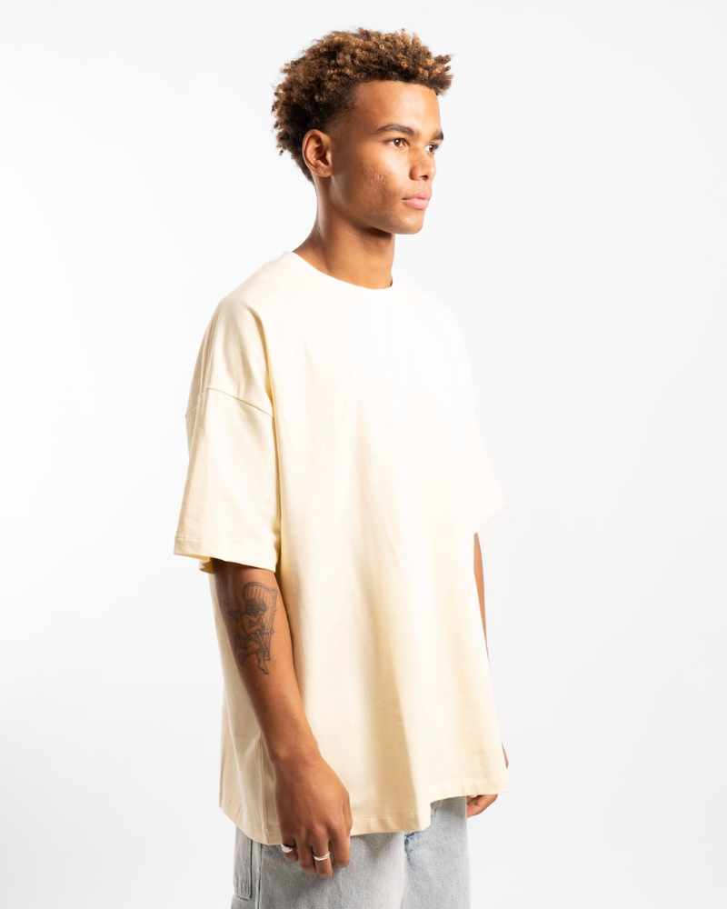 Luxe Oversized Tee - Cream