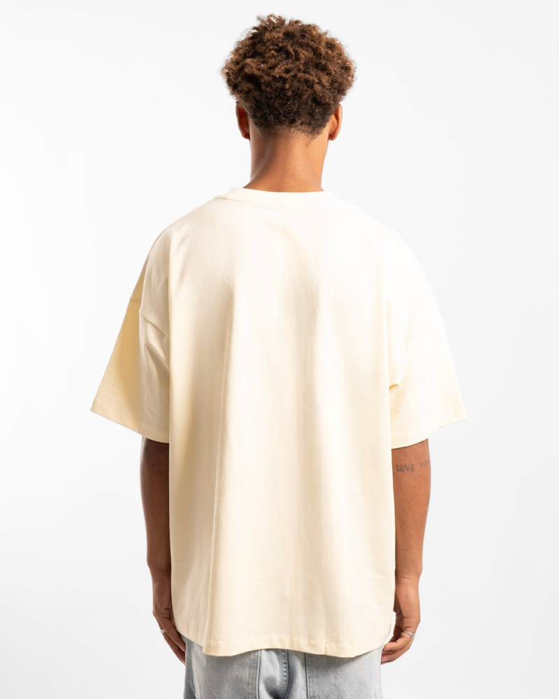 Luxe Oversized Tee - Cream