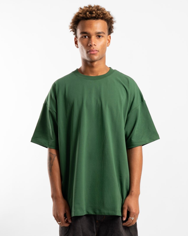 Luxe Oversized Tee - College Green