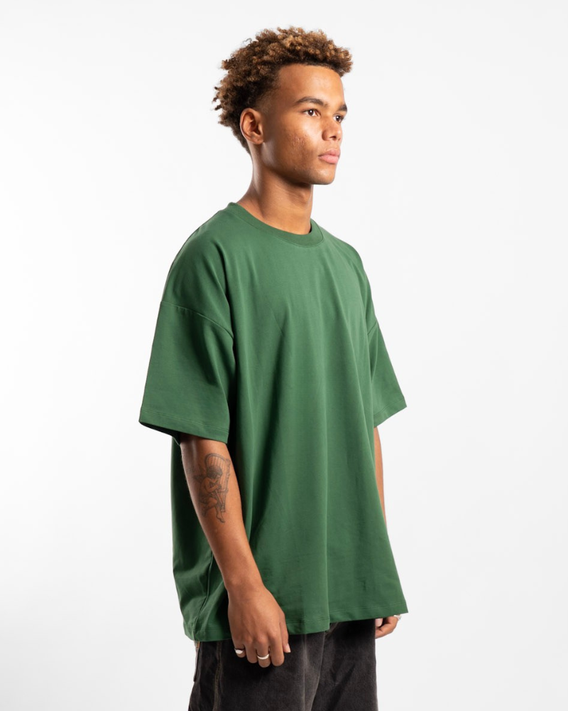Luxe Oversized Tee - College Green