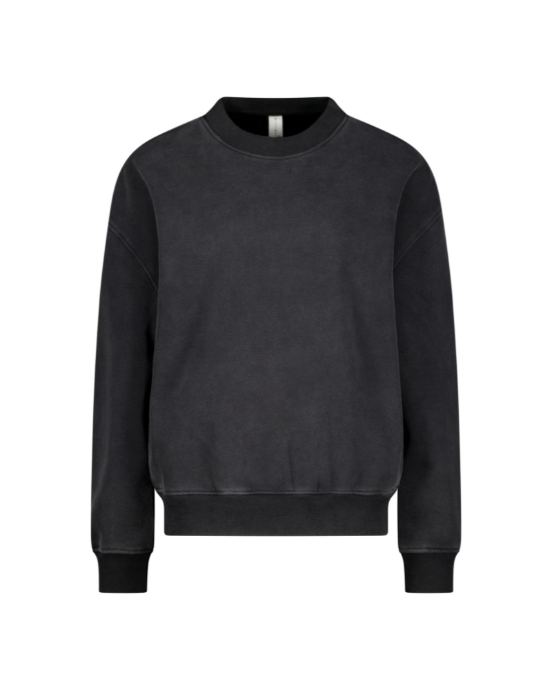 Unisex Classic Crew - Washed Black