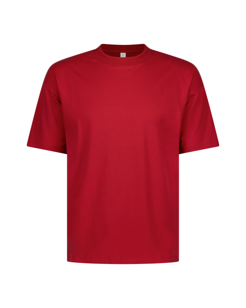 Luxe Oversized Tee - Red