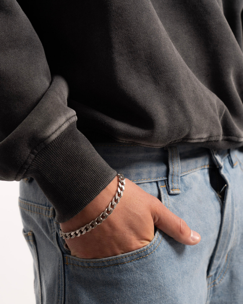 Unisex Classic Crew - Washed Black