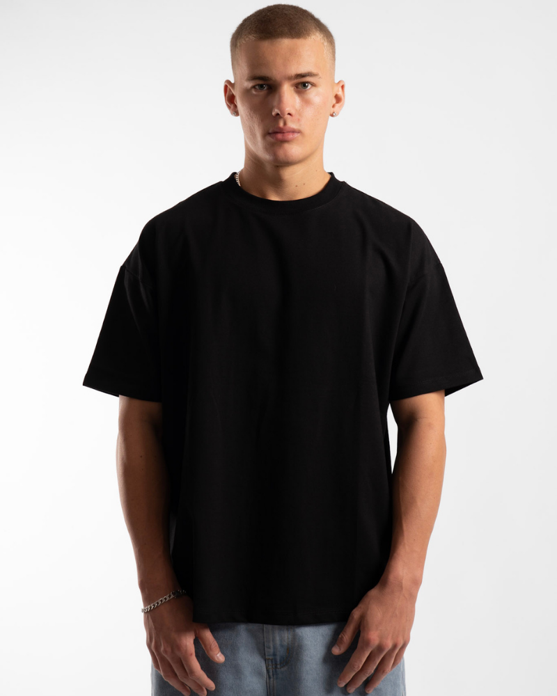 Luxe Oversized Tee - Onyx