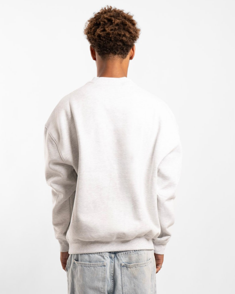 Unisex Classic Crew - Grey Marle
